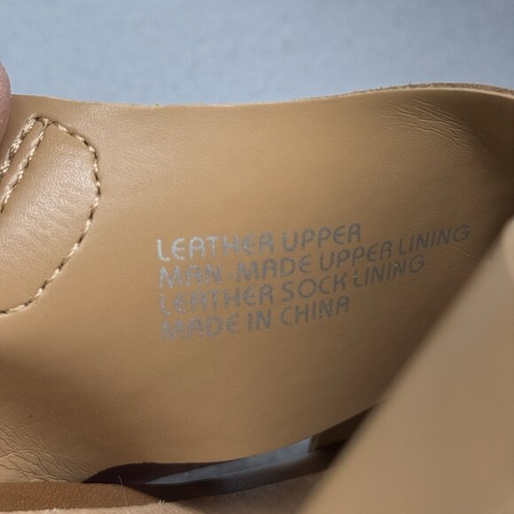 Womens Earth Origins Sandals Sand Brown Soft Leather Sunflower Woven Panel Sz 9 - Picture 13 of 15